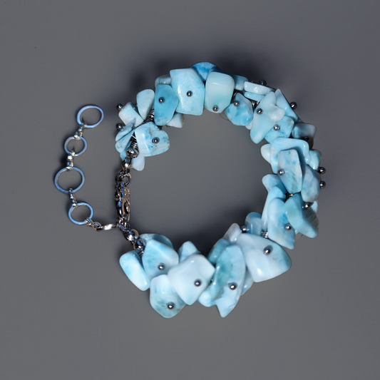 Bransoletka z Larimaru pochodzącego z Dominikany