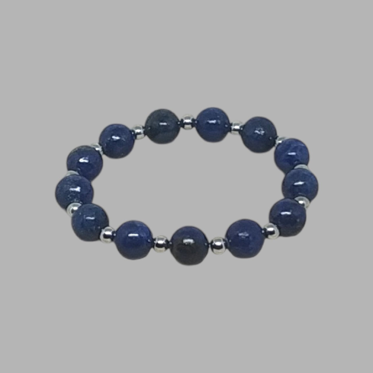 Elastyczna bransoletka z Lapis Lazuli
