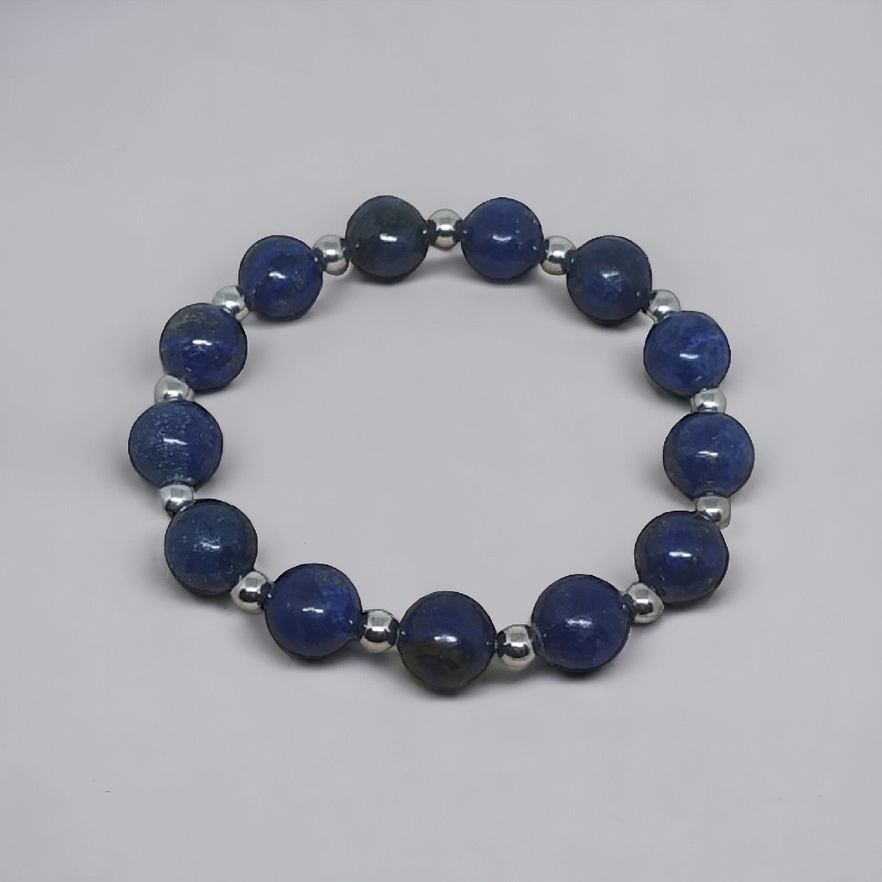 Elastyczna bransoletka z Lapis Lazuli