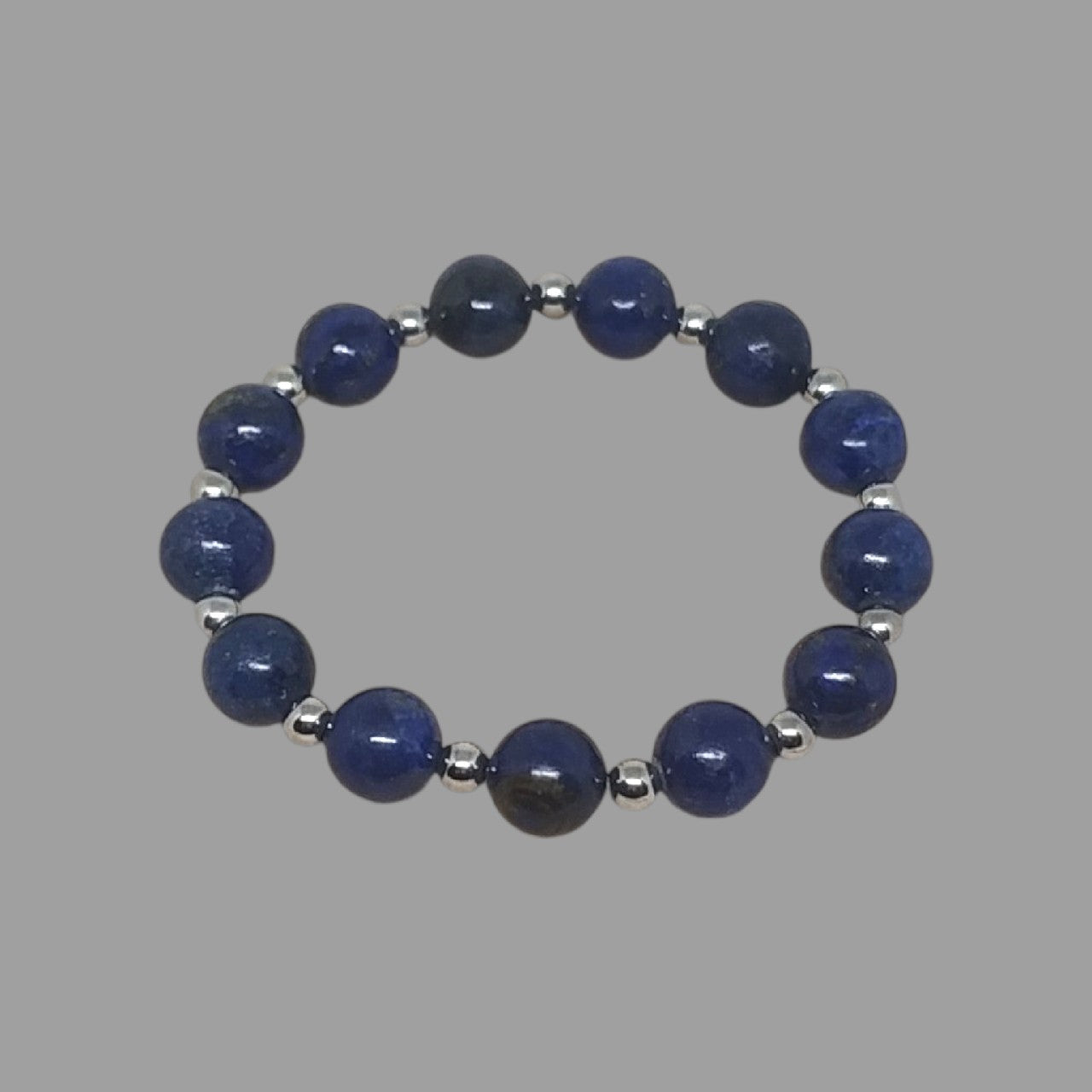 Elastyczna bransoletka z Lapis Lazuli