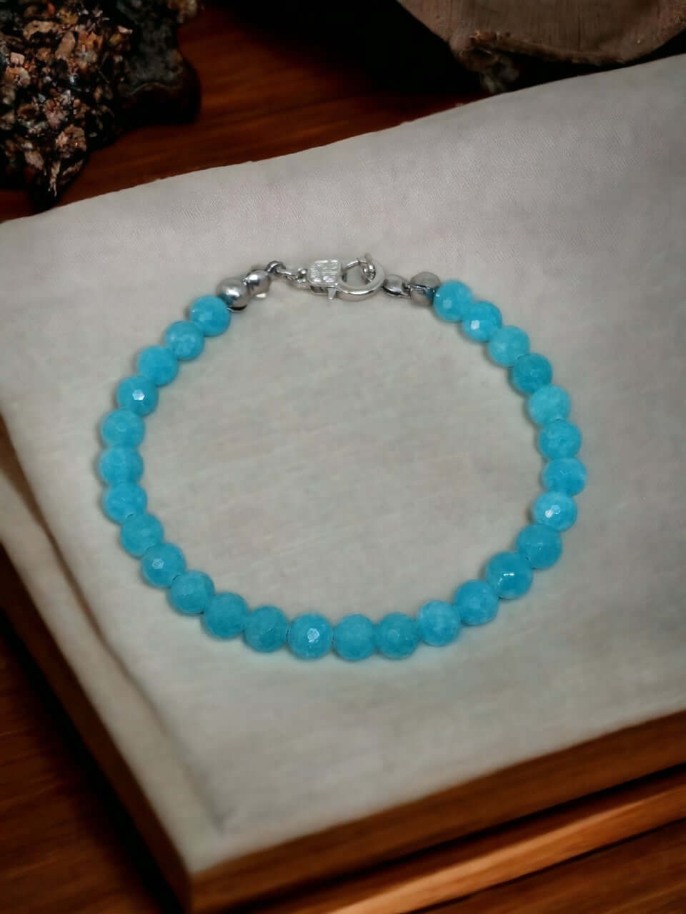Bransoletka handmade z Amazonitu