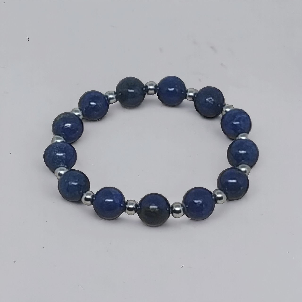 Elastyczna bransoletka z Lapis Lazuli