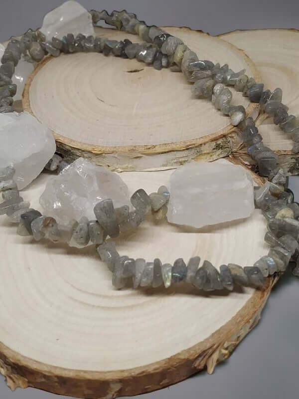 Naszyjnik handmade z Labradorytu