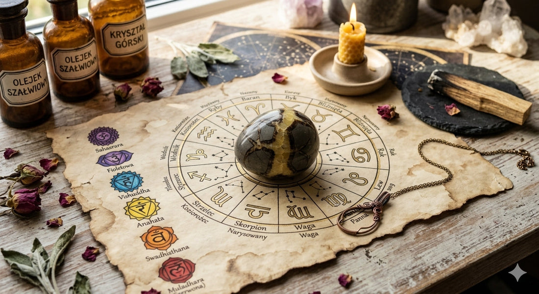 Septaria w Ezoteryce: Zodiak, Czakry i Pielęgnacja Smoczego Kamienia