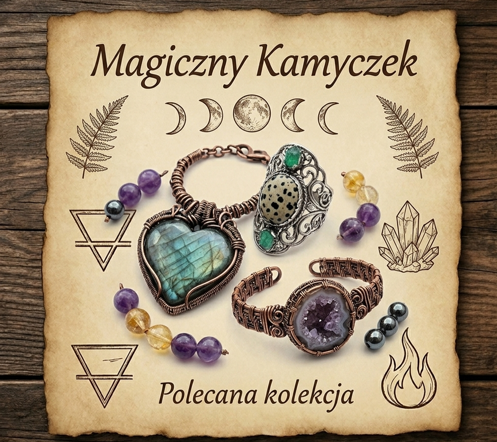 Biżuteria na starym pergaminie 