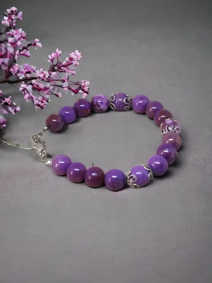 Bransoletka handmade z fosfosyderytu 