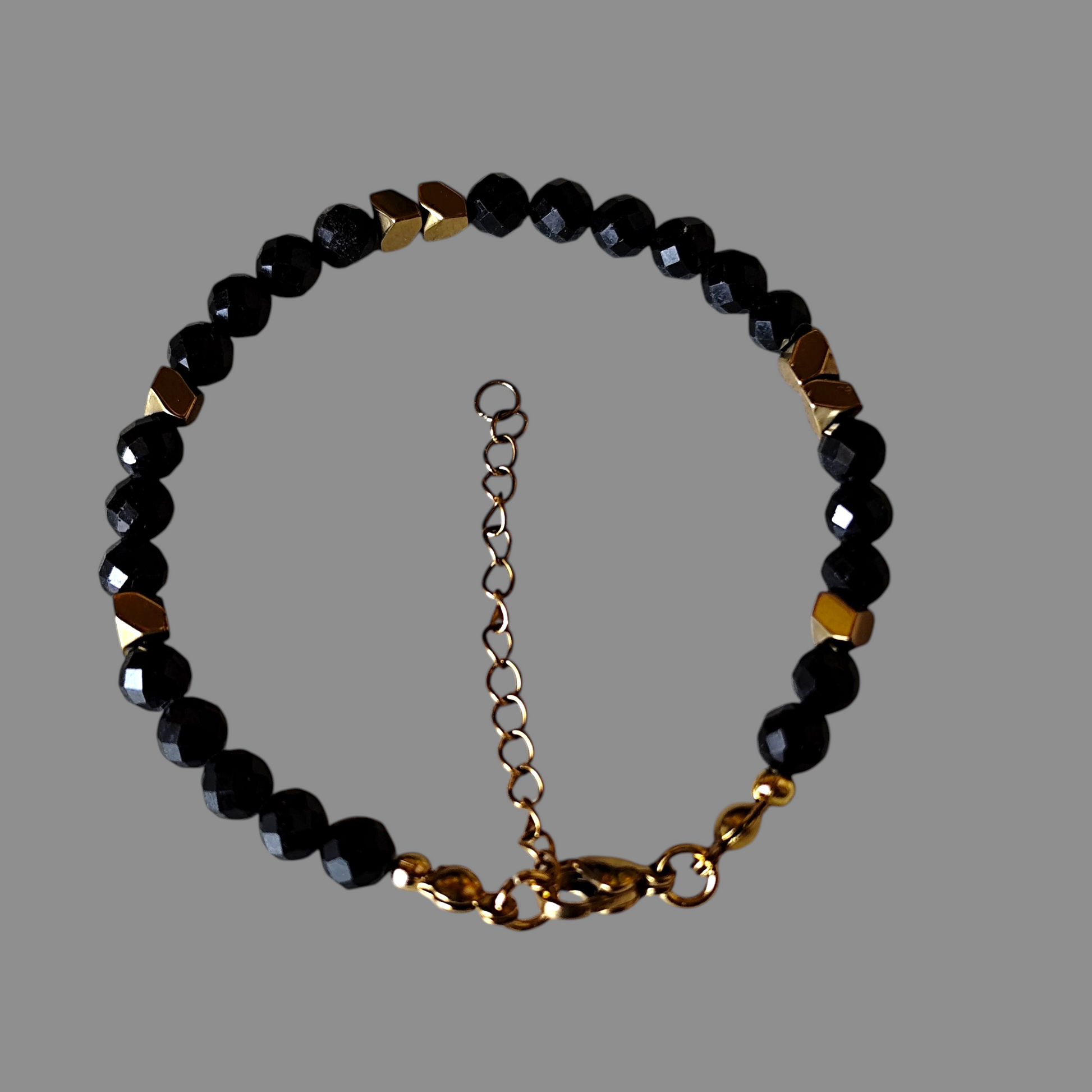 Bransoletka ochronna z Czarnego Turmalinu - Magiczny Kamyczek 