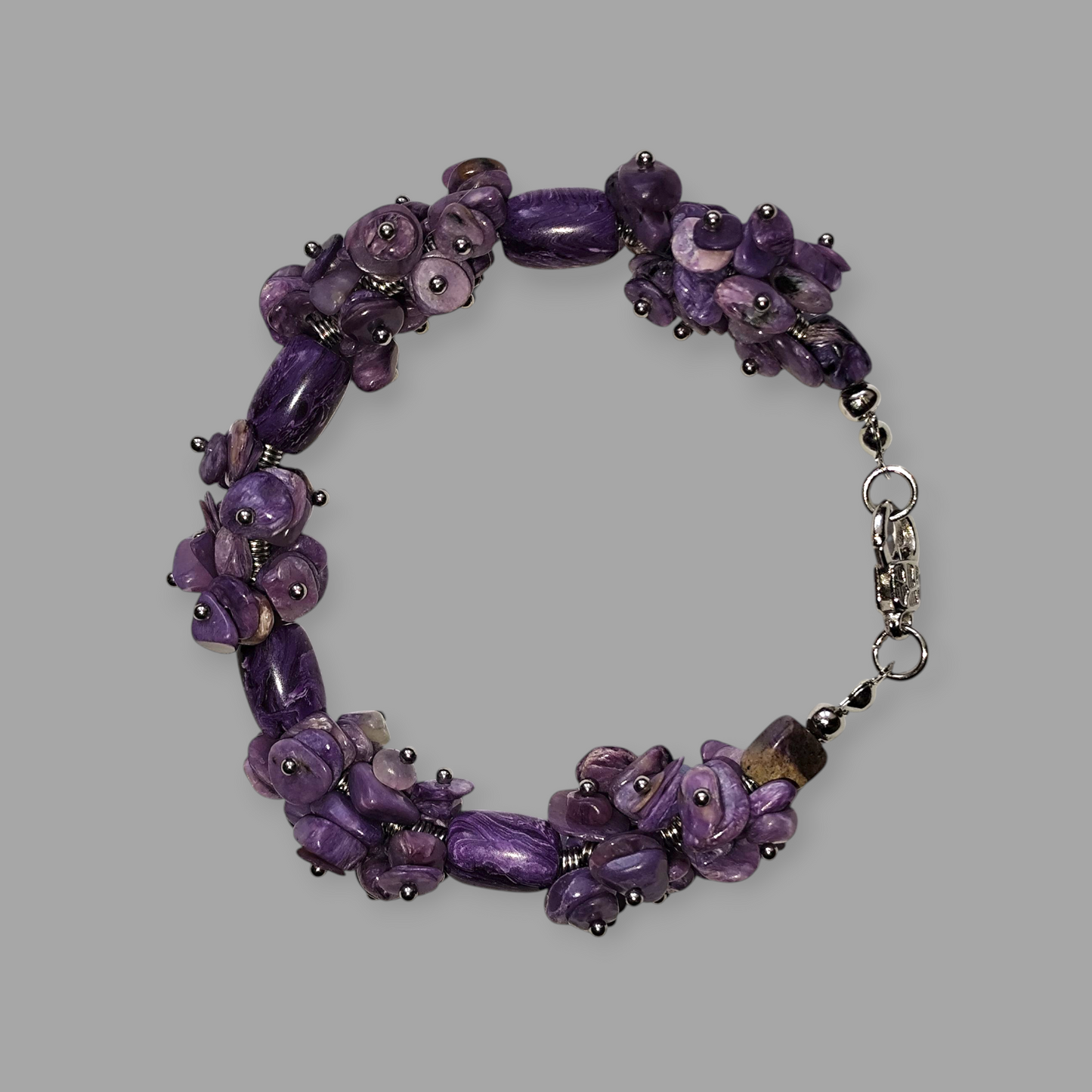 Bransoletka z Czaroitu - Kamień transformacji i duszy - Magiczny Kamyczek 