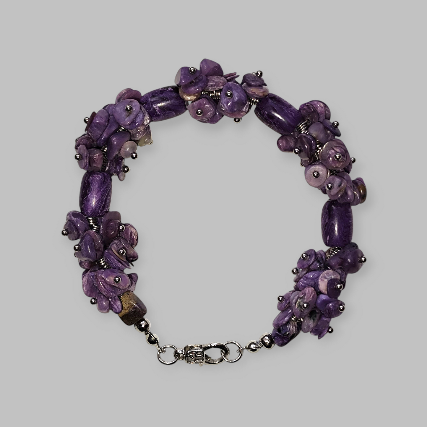 Bransoletka z Czaroitu - Kamień transformacji i duszy - Magiczny Kamyczek 