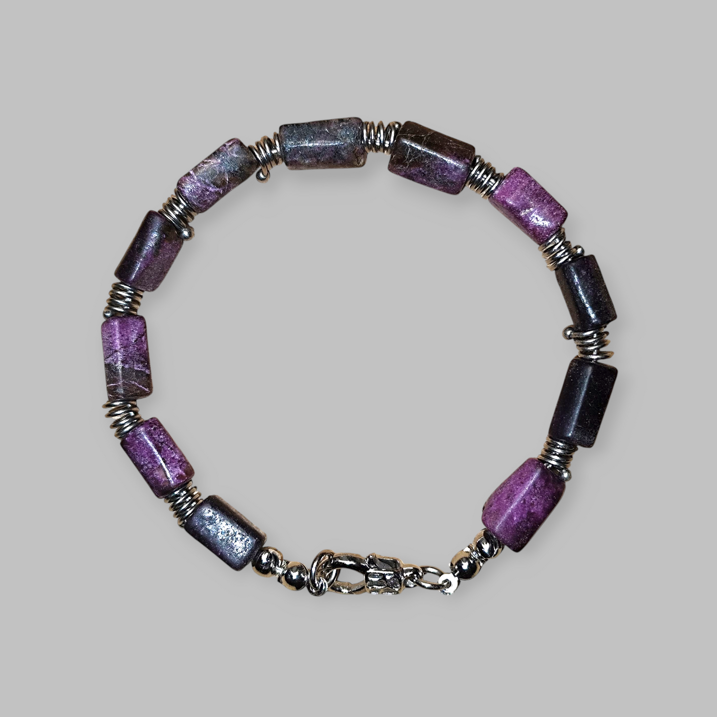 Bransoletka ze Stichtytu kamienia akceptacji - Magiczny Kamyczek 