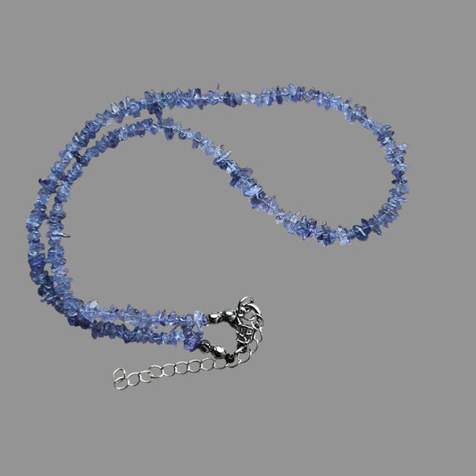 Naszyjnik z Tanzanitu - elegancja rzadkość i moc - Magiczny Kamyczek 