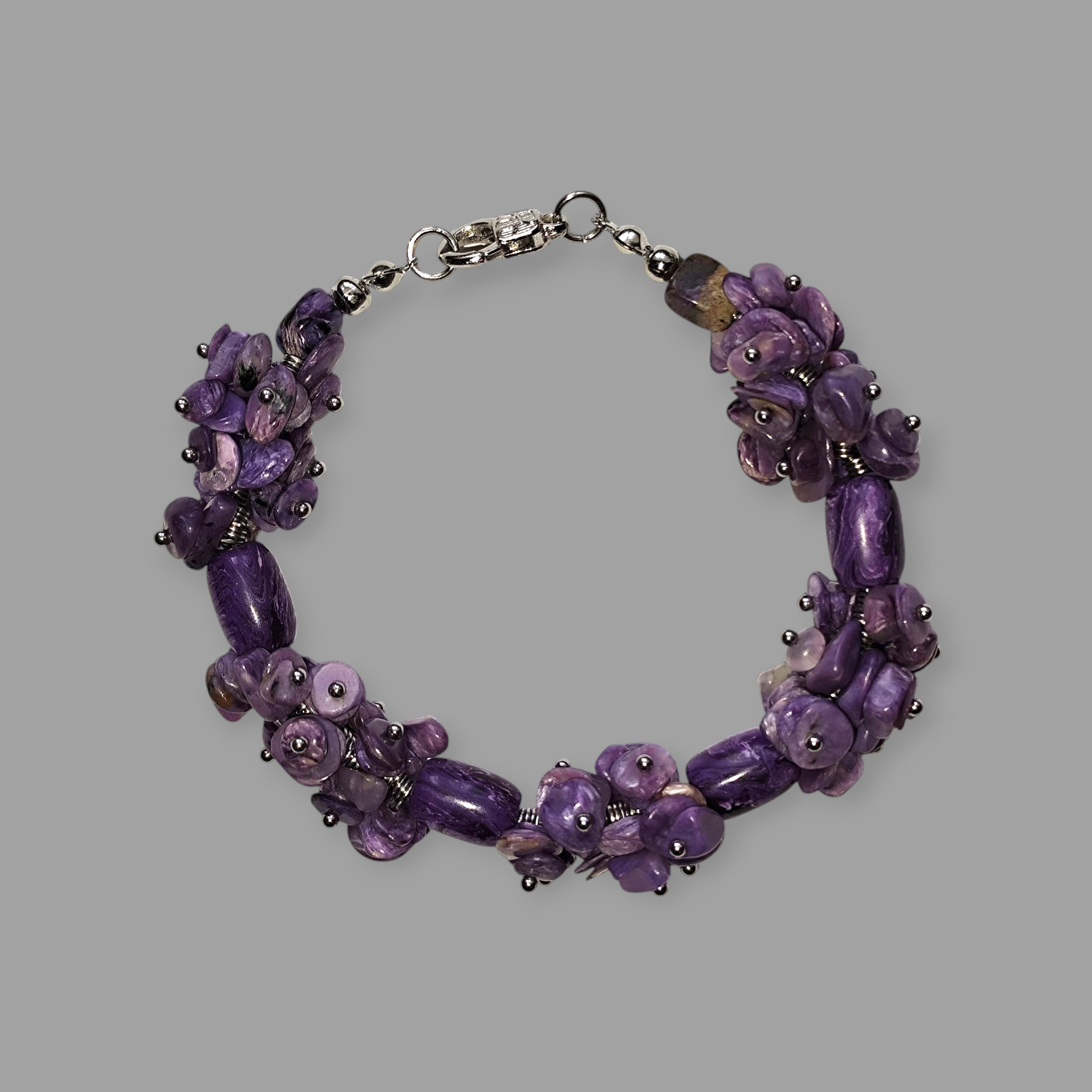 Bransoletka z Czaroitu - Kamień transformacji i duszy - Magiczny Kamyczek 