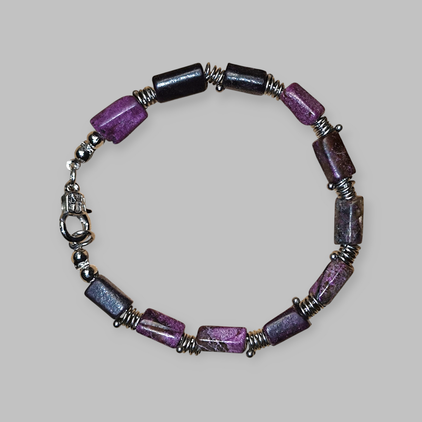 Bransoletka ze Stichtytu kamienia akceptacji - Magiczny Kamyczek 